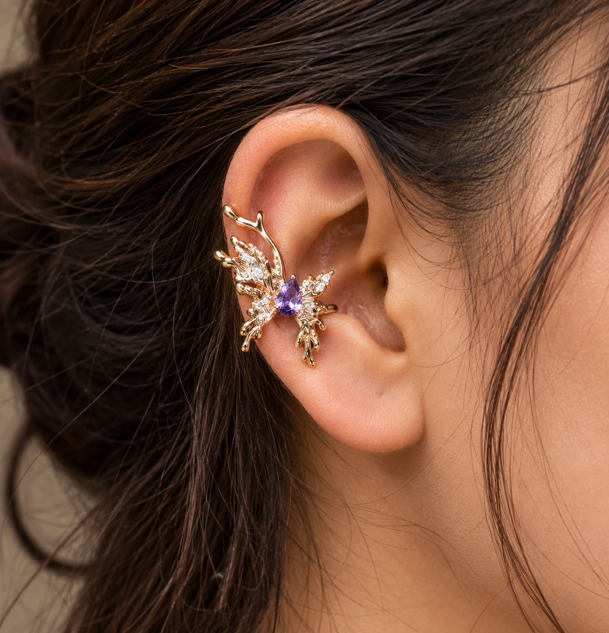 Lilac Flutter Cuff - Image 2