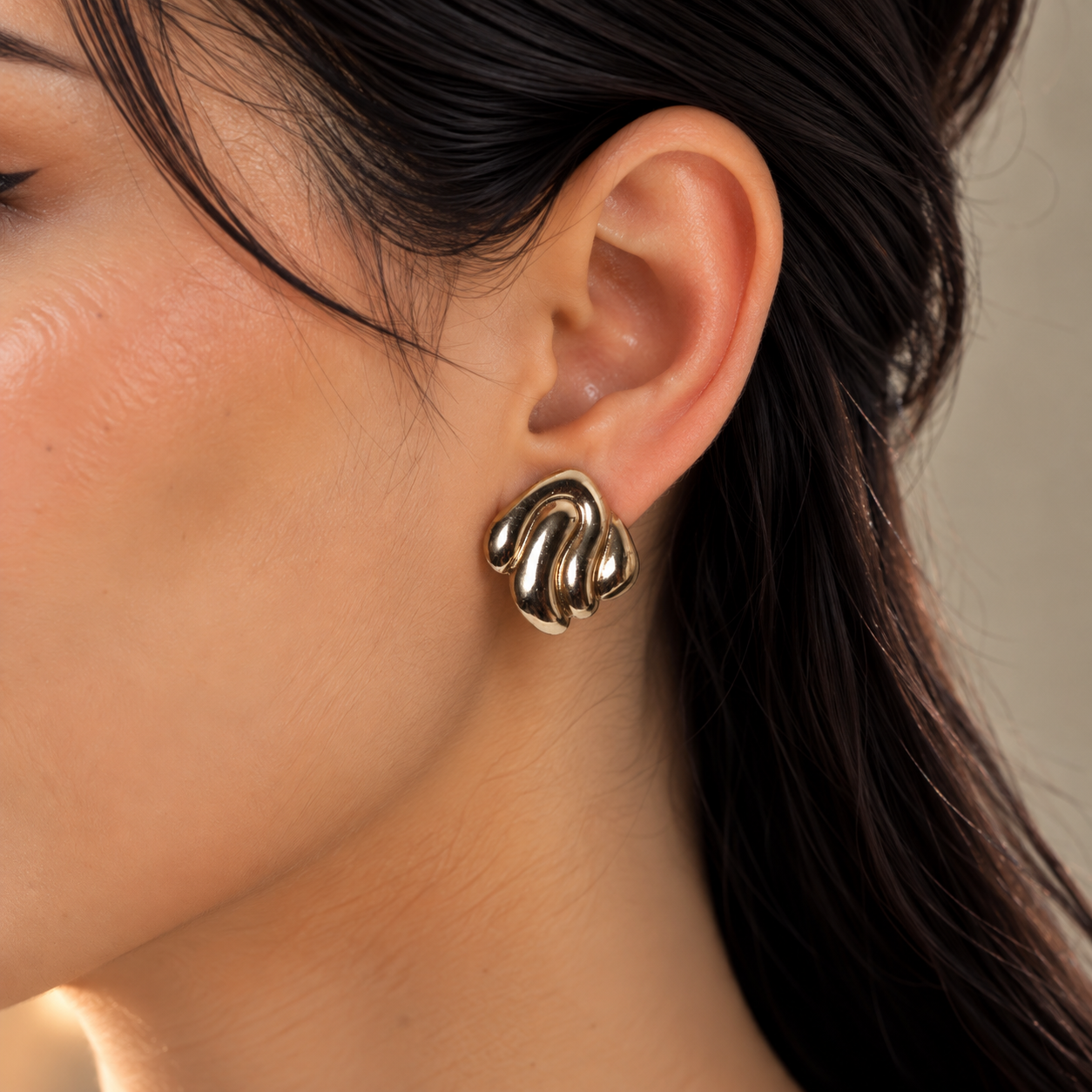 Cloud Ripple Studs - Image 3