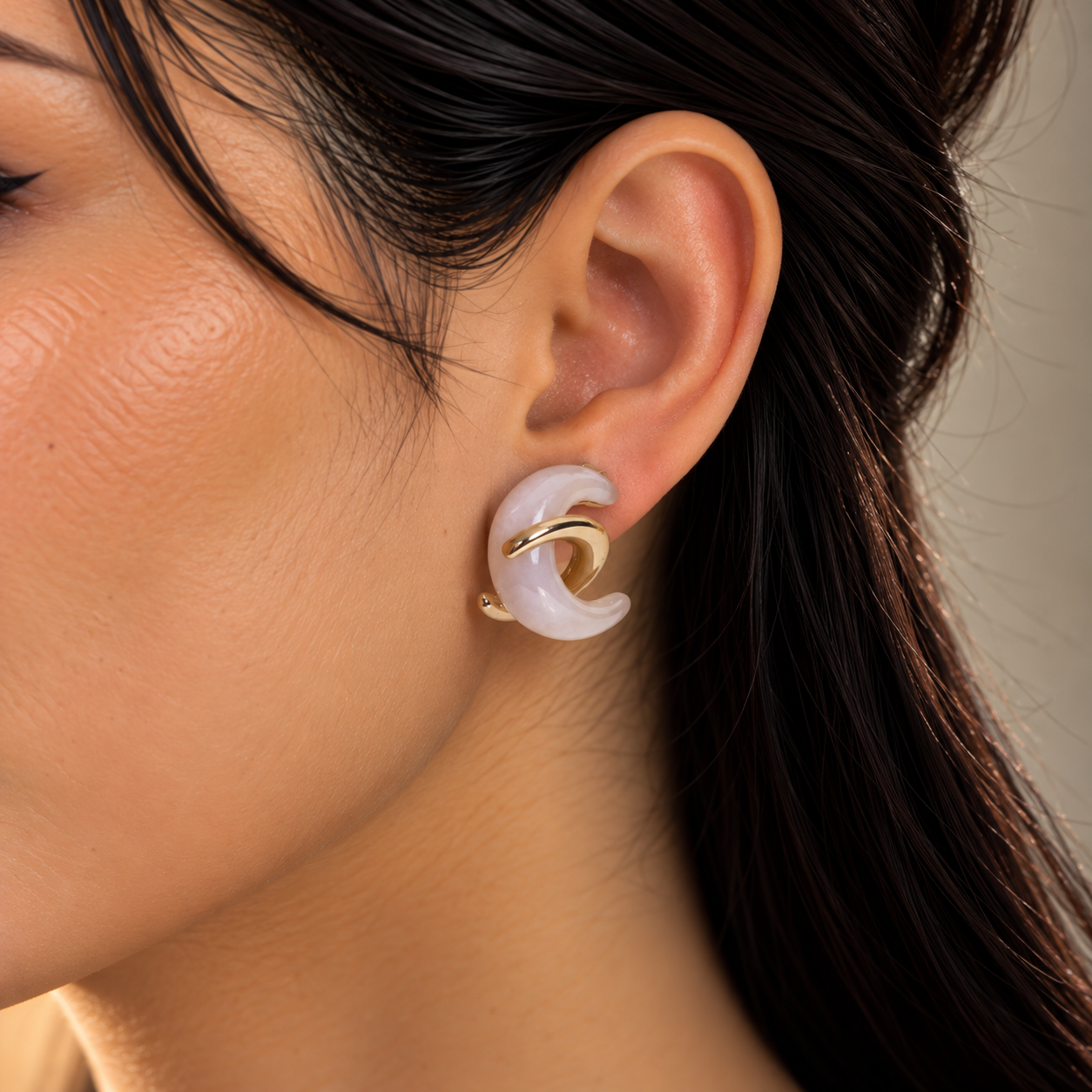 Muse Crescent Earrings - Image 5
