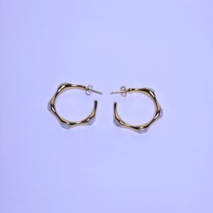Moon Ripple Hoops