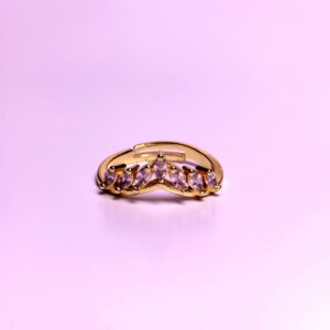 Chevron Crush Ring